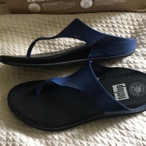 Blue fitflop